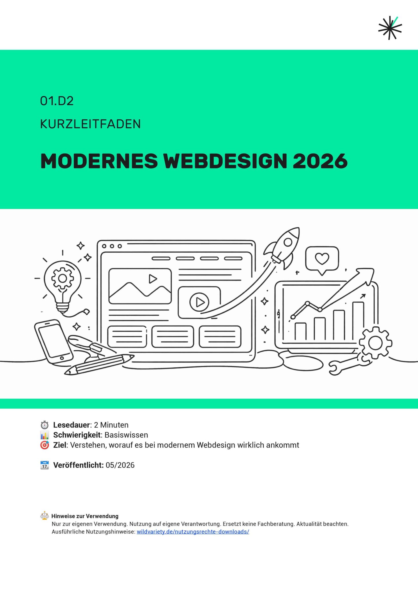 Modernes Webdesign